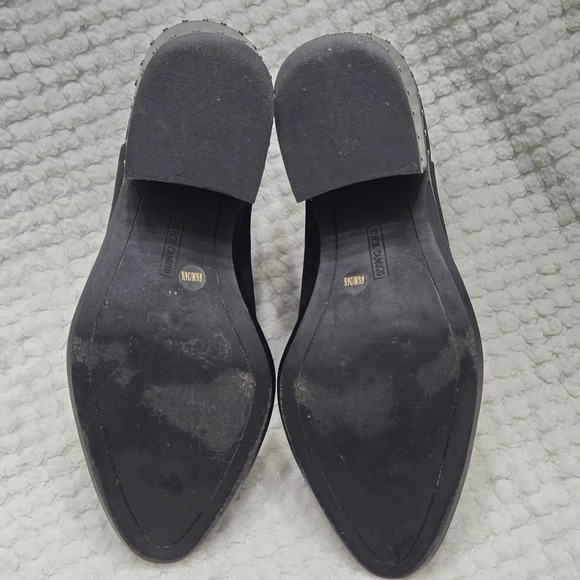 VINCE CAMUTO Petran Ankle Boots Women's Size 6.5 Black Nubuck Suede Boho Booties - Picture 8 of 10